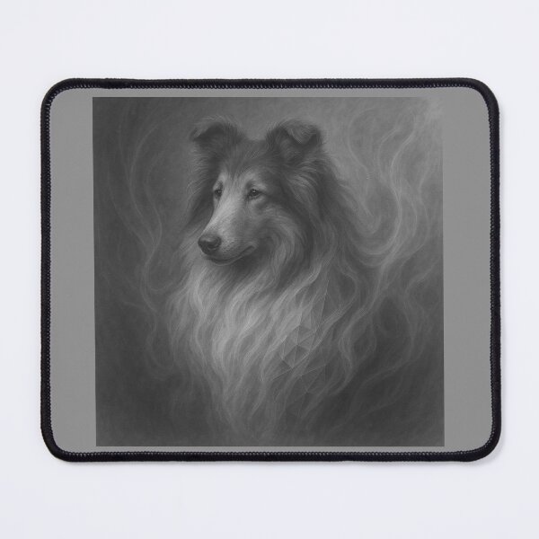 Item preview, Whispered Grace – Geometric Rough Collie designed and sold by GeoWild Designs.