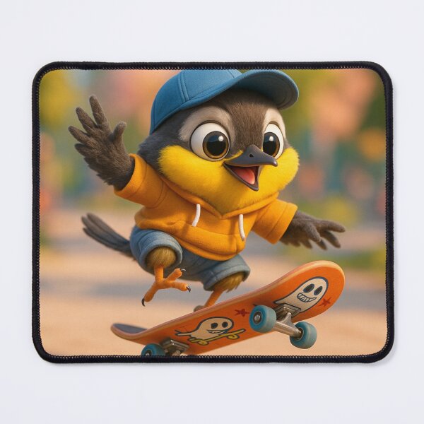 Item preview, Skater Yellowthroat Warbler designed and sold by Sillytoe.