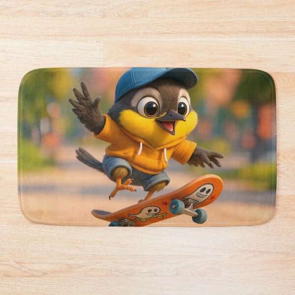 Item preview, Skater Yellowthroat Warbler designed and sold by Sillytoe.