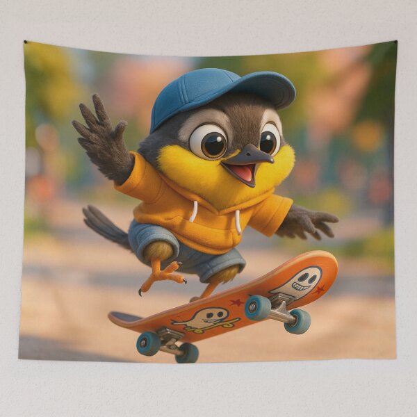 Item preview, Skater Yellowthroat Warbler designed and sold by Sillytoe.
