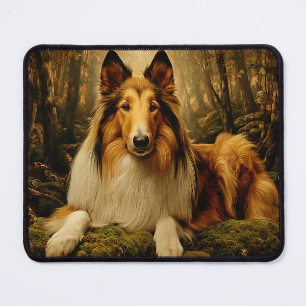 Item preview, Rough Collie in Forest designed and sold by PetsArt.