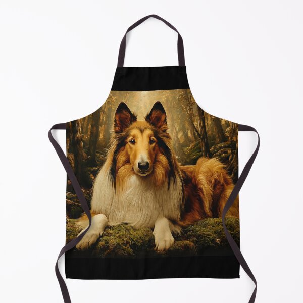 Item preview, Rough Collie in Forest designed and sold by PetsArt.
