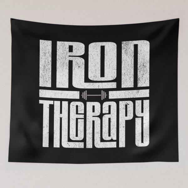 Item preview, Iron Therapy – Bold Fitness Motivation Tee for Lifters and Athletes designed and sold by ldjcustomdesign.