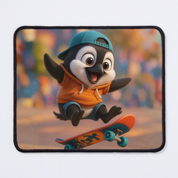 Item preview, Skater African Penguin designed and sold by Sillytoe.