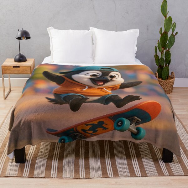 Item preview, Skater African Penguin designed and sold by Sillytoe.