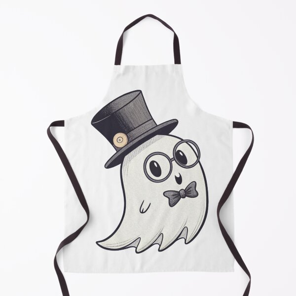 Item preview, Cute Gentleman Ghost in Top Hat and Bow Tie designed and sold by Kindly Dead.