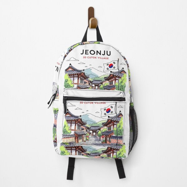 Item preview, Jeonju – 3D Cute Minimal Sketch,  designed and sold by PaintMeWorld.