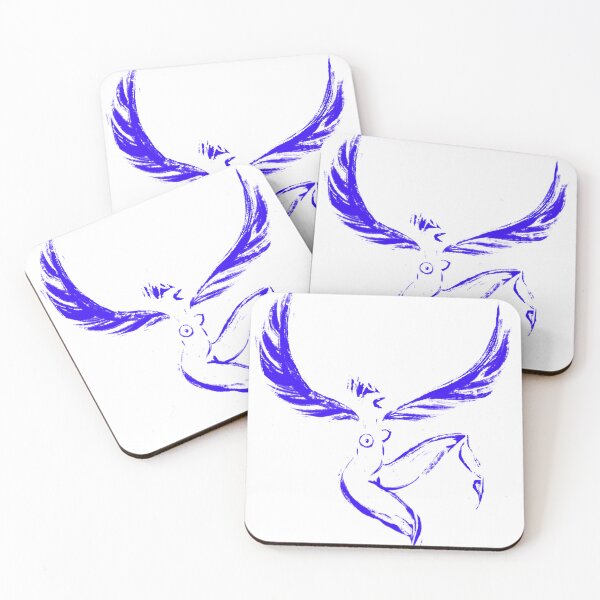 Item preview, blue woman with wings designed and sold by Gomberg.