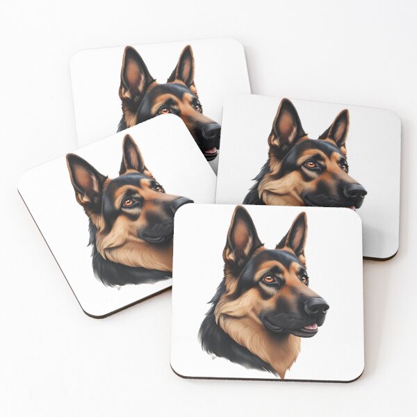 Item preview, German Shepherd dog portrait. designed and sold by adey68.