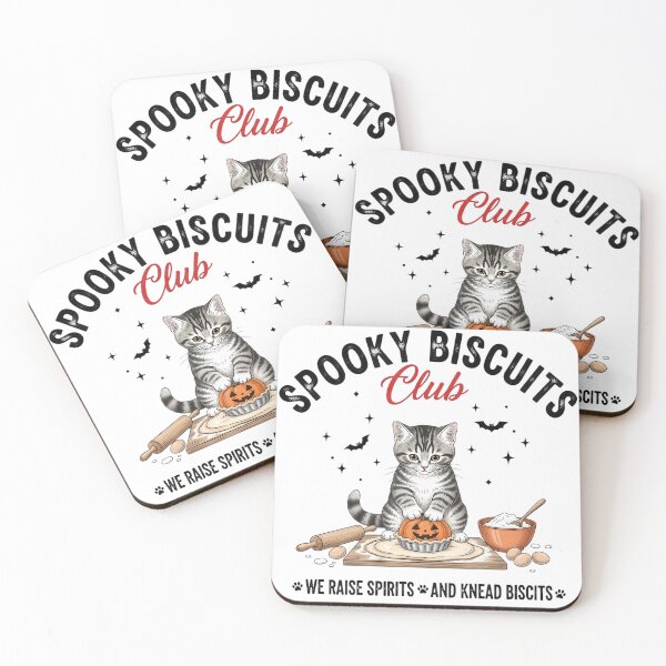 Item preview, Funny Halloween Cat - Spooky Biscuits Club designed and sold by Jaanussar.