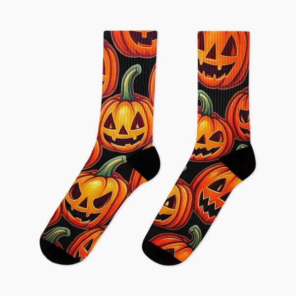 Artikelvorschau, Jack-O-Lantern-Muster entworfen und verkauft von ArtFactoryAI.