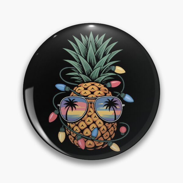 Item preview, Pineapple with Christmas Lights designed and sold by jkrphoto.