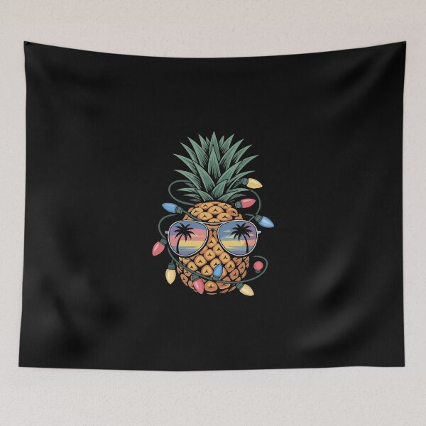 Item preview, Pineapple with Christmas Lights designed and sold by jkrphoto.