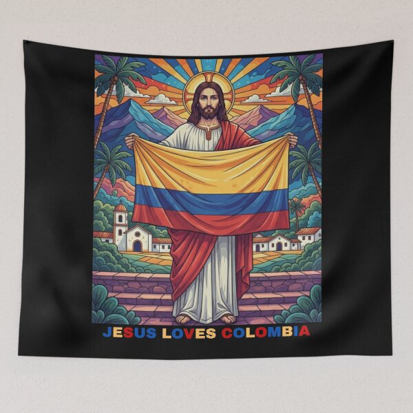 Item preview, JESUS LOVES COLOMBIA designed and sold by Balitizares.