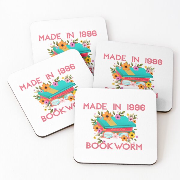 Item preview, Made in 1996 Bookworm | Floral Books and Glasses Aesthetic Design designed and sold by luckyhue.