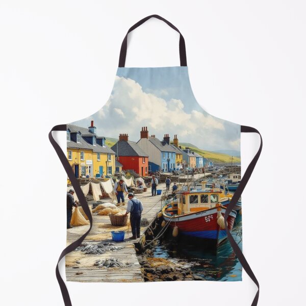 Item preview, Fishing port (Ireland) designed and sold by jefboutique6150.