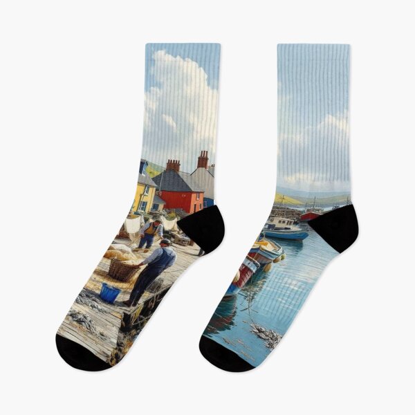 Item preview, Fishing port (Ireland) designed and sold by jefboutique6150.