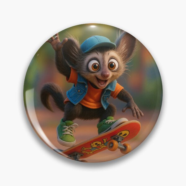 Item preview, Skater Aye-Aye designed and sold by Sillytoe.