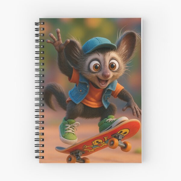 Item preview, Skater Aye-Aye designed and sold by Sillytoe.