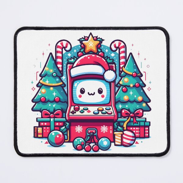 Item preview, Festive Kawaii Christmas Arcade Machine Design. designed and sold by The-T-In-Retro.