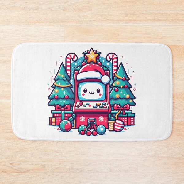 Item preview, Festive Kawaii Christmas Arcade Machine Design. designed and sold by The-T-In-Retro.