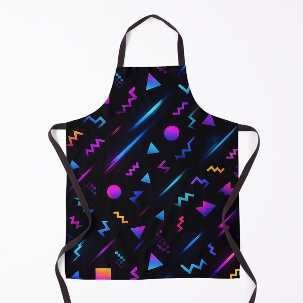 Item preview, Classic 90s Neon Geometry Pattern - Glitch and Comet Lines Vaporwave designed and sold by galaxysalvo.