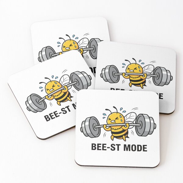 Item preview, Strong bee lifts in beast mode designed and sold by KasiaRawska.