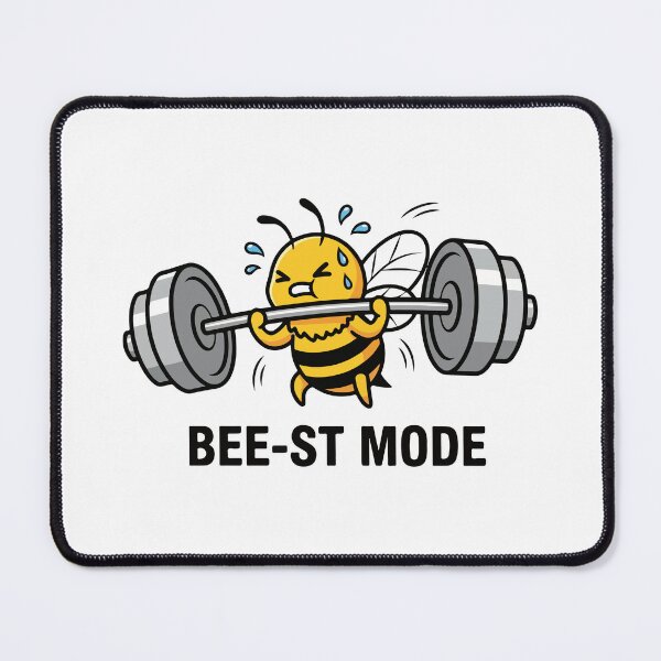 Item preview, Strong bee lifts in beast mode designed and sold by KasiaRawska.