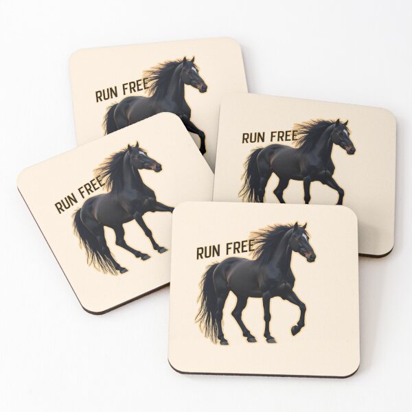 Item preview, Run Free Night Stallion - Golden Shadow in Motion designed and sold by PriyaMagic.