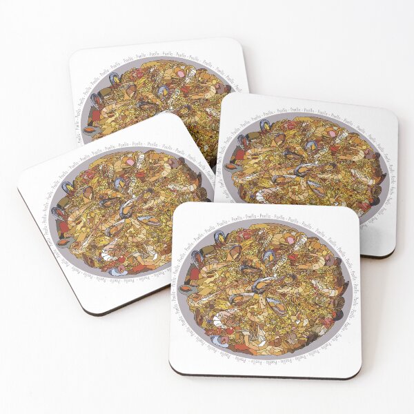 Item preview, Spanish Paella Digital Illustration designed and sold by Imagicarolina.