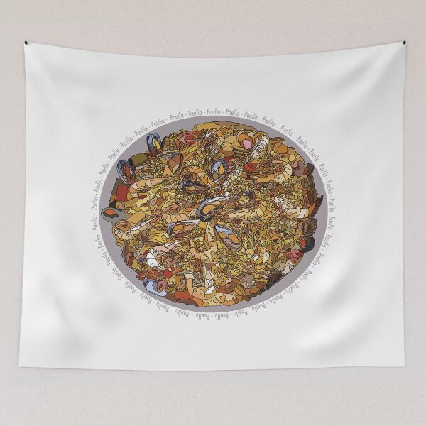 Item preview, Spanish Paella Digital Illustration designed and sold by Imagicarolina.