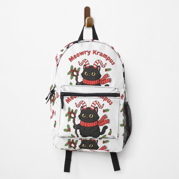 Item preview, Meowry Krampus Cute Gothic Holiday Cat Design designed and sold by Anastasiia Yurevych.