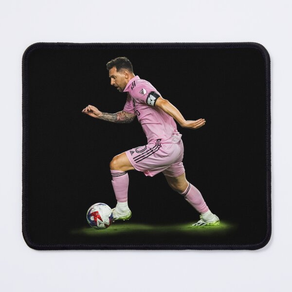 Item preview, Messi Inter Miami Soccer Art – Football Legend in Pink Jersey designed and sold by robyclub.