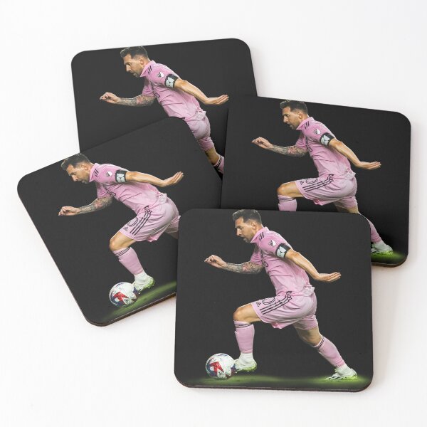 Item preview, Messi Inter Miami Soccer Art – Football Legend in Pink Jersey designed and sold by robyclub.