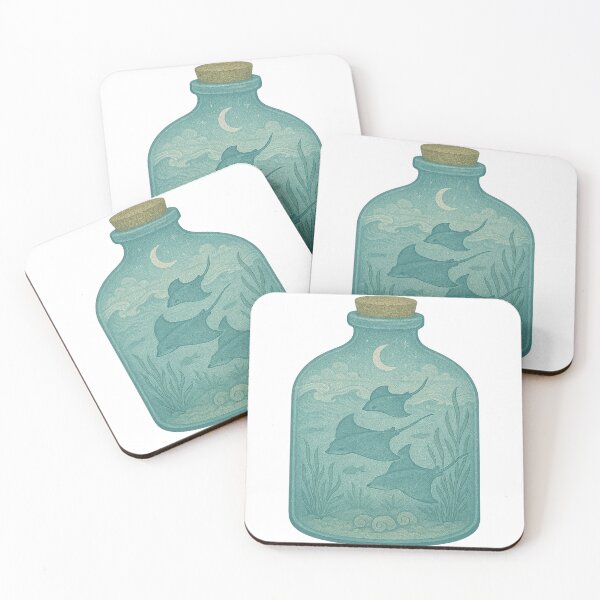 Item preview, Stingrays in a Terrarium designed and sold by thehaywirehoney.