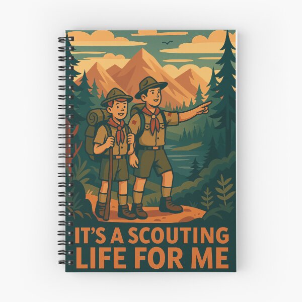 Item preview, It’s a Scouting Life for Me – Retro Forest Adventure Design designed and sold by RogueSymmetry.