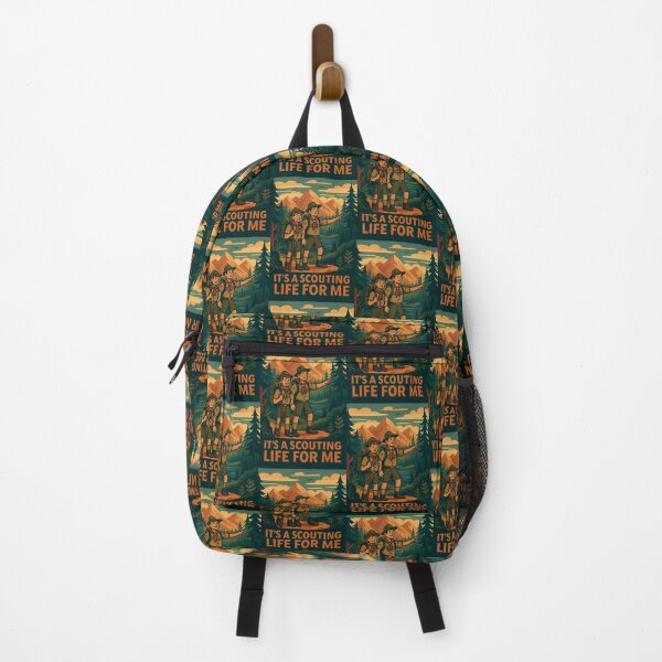 Item preview, It’s a Scouting Life for Me – Retro Forest Adventure Design designed and sold by RogueSymmetry.