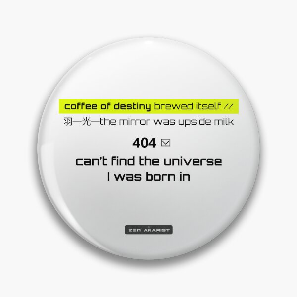 Item preview, Coffee of Destiny – Cyber Zen Glitch Aesthetic T-Shirt designed and sold by Zen Akarist.
