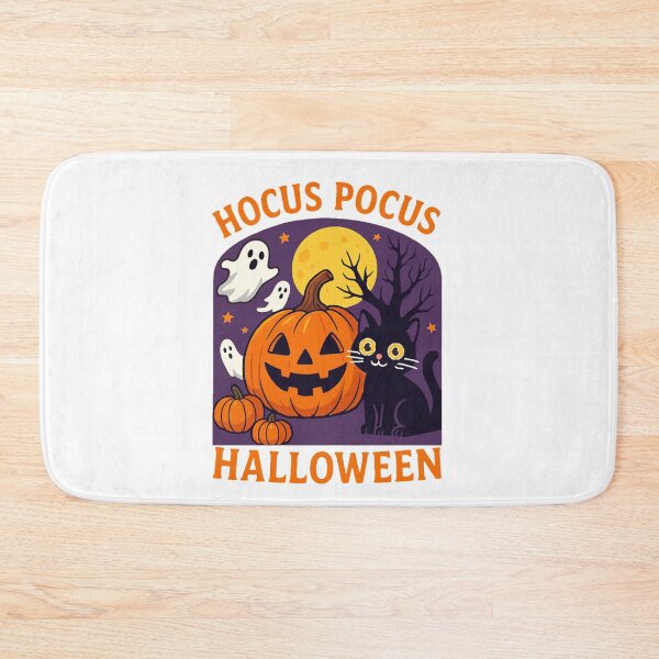 Item preview, Halloween,Hocus pocus,Ghosts pumpkins and a cat designed and sold by JamesDunican.