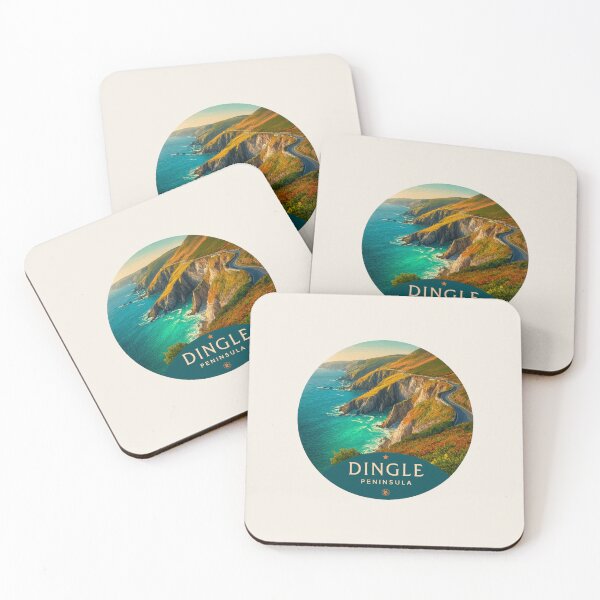 Item preview, Dingle Peninsula Ireland Vintage Travel Sticker Retro Coastal Drive designed and sold by Blurbean.