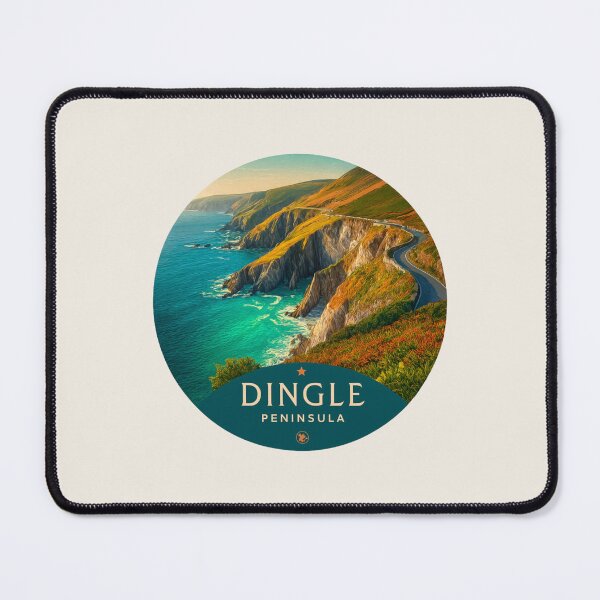 Item preview, Dingle Peninsula Ireland Vintage Travel Sticker Retro Coastal Drive designed and sold by Blurbean.