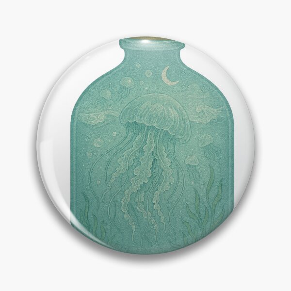 Item preview, Moon Jelly Bloom in a Terrarium designed and sold by thehaywirehoney.