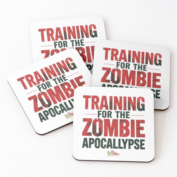 Item preview, Training for the Zombie Apocalypse – Funny Fitness & Running Design designed and sold by SlomianyPisarz.