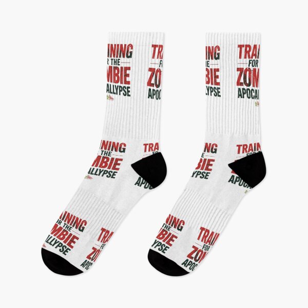 Item preview, Training for the Zombie Apocalypse – Funny Fitness & Running Design designed and sold by SlomianyPisarz.