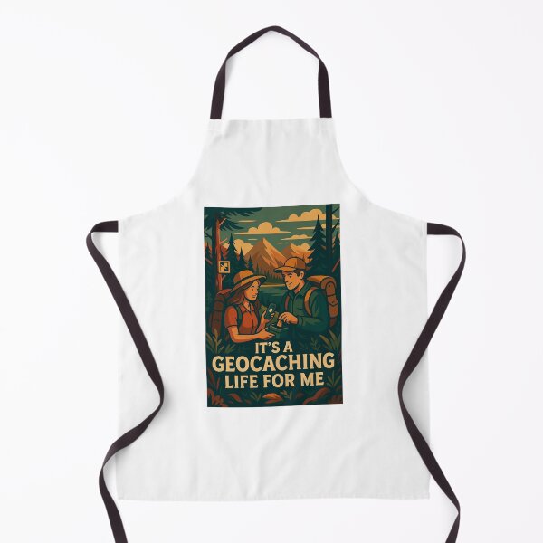 Item preview, It’s a Geocaching Life for Me – Caching Lovers Retro Design designed and sold by RogueSymmetry.