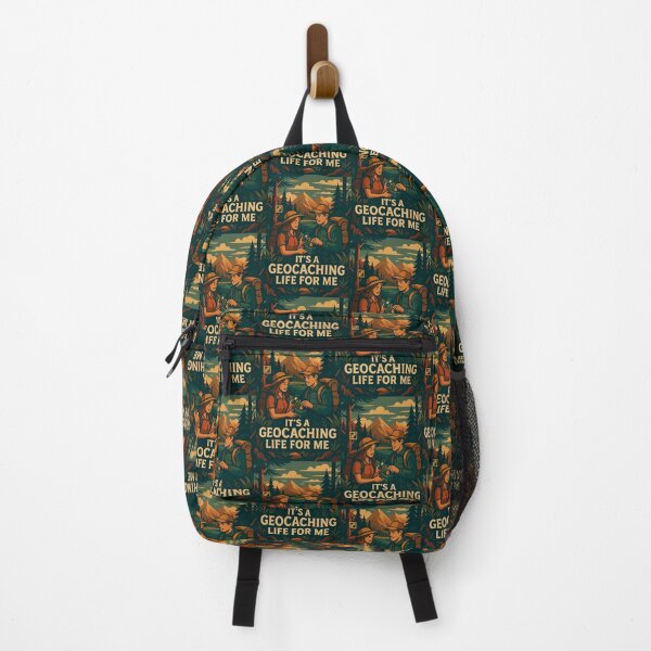 Item preview, It’s a Geocaching Life for Me – Caching Lovers Retro Design designed and sold by RogueSymmetry.