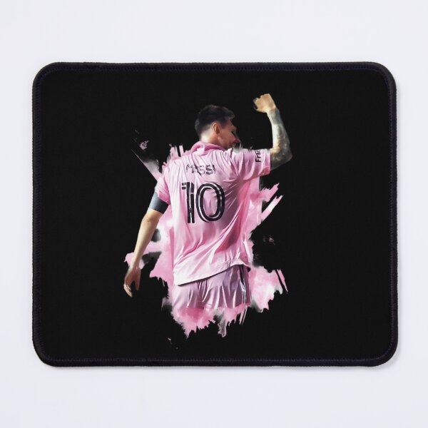 Item preview, Messi Inter Miami Celebration Art – Football Legend in Pink Jersey designed and sold by robyclub.
