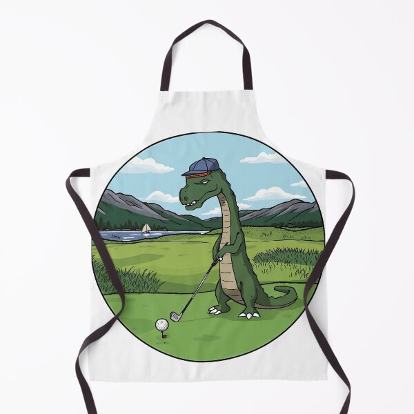 Item preview, Golfing Loch Ness Monster - Scottish Golf Humour designed and sold by Loom on the Loch.