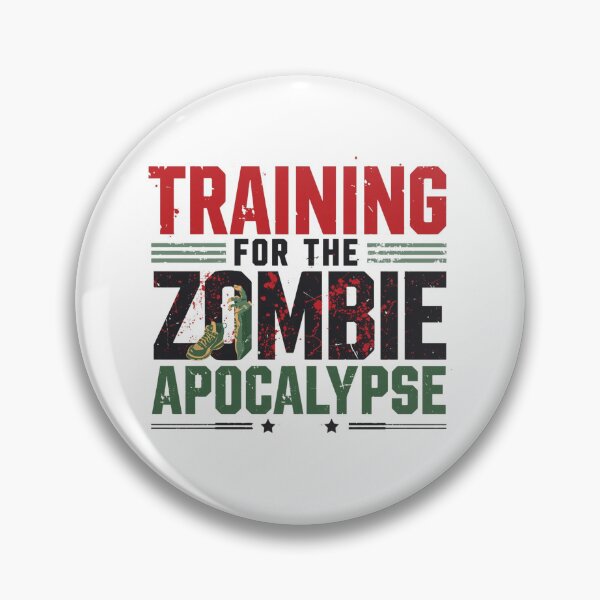 Item preview, Training for the Zombie Apocalypse – Funny Fitness & Running Design designed and sold by SlomianyPisarz.