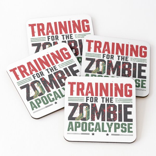 Item preview, Training for the Zombie Apocalypse – Funny Fitness & Running Design designed and sold by SlomianyPisarz.